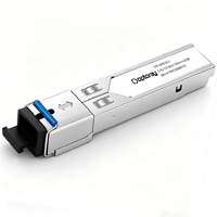 Transceiver optique SFP BIDI monomode 2,5 G 10 km 1310 nm 1550 nm avec connecteur SC et module DDM pour équipement de réseau à fibre optique