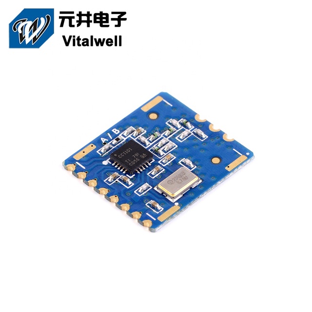 Wholesale Vitalwell VW1101M TI CC1101 433MHz 1.8-3.3V Multi-channel High-Speed IoT Network Communication Module 1200bps-256kbps