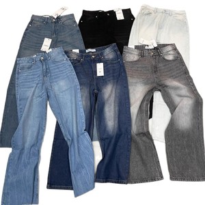 Jeans Cargo de Pierna Recta de Alta Calidad para Mujer, Corte Holgado, Casual, Denim, Estilo Retro, Lavado, Largo Completo, Venta al por Mayor Directa de Fábrica - Product Image 5