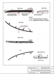 Reflector Trasero para Automóvil, Precio de Fábrica, OE:265650627R 265602550R para <span class=keywords><strong>Renault</strong></span> <span class=keywords><strong>Talisman</strong></span>, Certificado E-MARK - Product Image 6