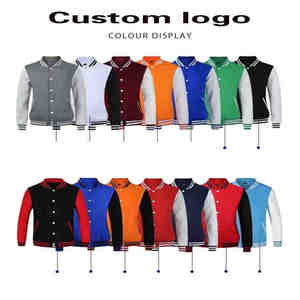 Vestes de baseball tricotées en gros-Uniforme de sport en coton brodé et imprimé numérique personnalisé pour hommes - Product Image 3