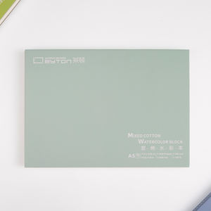 Papier <span class=keywords><strong>Leyton</strong></span> LD6802 pour aquarelle, format A5, 300 g/m², texture pressée à froid, qualité artiste, 14,8*21 cm, coton mélangé, côtés collés, 20 feuilles - Product Image 6