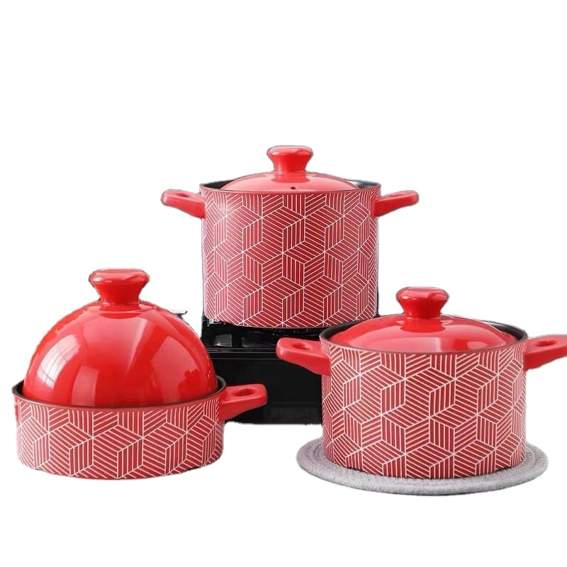 Uncoated Ceramic Casserole Pot – Spodumene Milk & Soup Cooking Pot for Open Fire Use - View 2