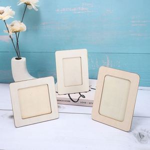 Unfinished Wooden Craft Kit-DIY Picture <b>Frame</b> Carved Blank Photo <b>Frames</b> for Home Decoration for Souvenirs - Product Image 1