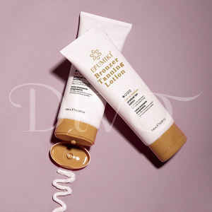 Loción de bronceado a base de hierbas personalizada de fabricante, extensor de bronceado rosa justo a medio para Body Fair, loción de bronceado natural medio - Product Image 4