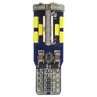 Lampes LED T10 Canbus W5W 12SMD 3030 LARGEUR 12-24V Accessoires intérieurs de voiture Système d'éclairage automobile sans erreur
