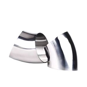 Codo de Acero Inoxidable Sanitario Forjado y Pulido de Grado Alimenticio 304/316 ISO <span class=keywords><strong>SMS</strong></span> de 3/4in-4in para Soldadura, Conexión de 45/90/180 Grados - Product Image 4