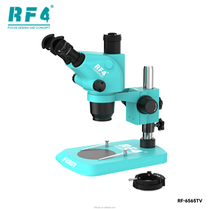 <span class=keywords><strong>Microscope</strong></span> stéréoscopique <span class=keywords><strong>optique</strong></span> trinoculaire RF4 6565TV avec zoom 6,5-65x, éclairage annulaire LED 144, caméra 1080p, indice de protection IP53, certifié CE, garantie 1 an - Product Image 4