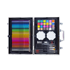 GF Art Supplies 145pcs Art Crafts Painting Coloring Drawing Case Deluxe Portable Metal Aluminium Art Set for Kids Teens Adults - Product Image 3