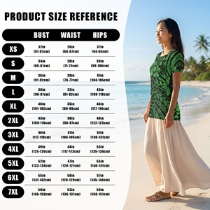 Blusas de Manga Corta con Estampado Tribal Polinesio Verde para Mujer, Camisetas Casuales con Cuello Redondo, Camisetas Básicas Suaves, Blusas de Trabajo, Camisas Elegantes - Product Image 6