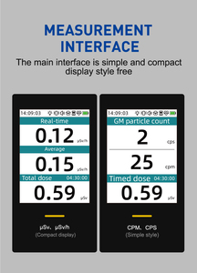 בוזאן FS-5000 מונה גייגר מינון קרינה דוזימטר גלאי קרינה גרעינית מד סקר קרינה עבור X בטא גמא קרן - Product Image 4