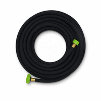 Tuyau d'arrosage hybride en polymère haute résistance 450 PSI, 5/8 pouce, résistant aux plisements, toutes saisons, flexible, avec connecteurs
