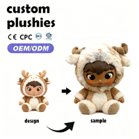 Peluche personnalisée Myrtille Super Douce, Adorable Poupée en Peluche Lavable, Magnifique Cadeau Coloré pour Fête et Carnaval