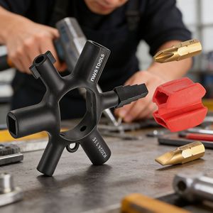 NWS TOOLS 9 In 1 Multi Tool Wrench K204.1 TS Hex Metric Universal For Electrical Cabinets - Product Image 1