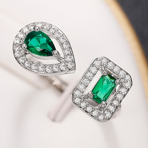 Anillo de Diamantes Plateado F1763 para Mujer, Corte Pera, Diamante Natural, Anillo de Compromiso, Color G, Joyería de Diamantes Blancos - Product Image 4