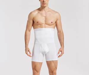 Fajas de cintura alta <span class=keywords><strong>para</strong></span> hombre, ropa interior moldeadora de compresión, bóxers <span class=keywords><strong>para</strong></span> adelgazar la cintura - Product Image 4