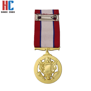 Médaille d'honneur américaine personnalisée en métal émaillé, fabriquée en usine depuis 20 ans, avec ruban et insigne - Product Image 4