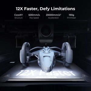 Creality K1 Industrial <b>3D</b> <b>Printer</b> up to 350mm/s High-Speed AI Fast Printing Dual Cooling Large Build Volume 1 Year Warranty - Product Image 2