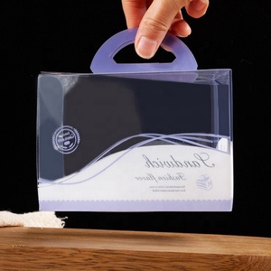 Chinese Market Wholesale Safety and Health PET <b>Plastic</b> Triangle Cake <b>Boxes</b> - Product Image 4