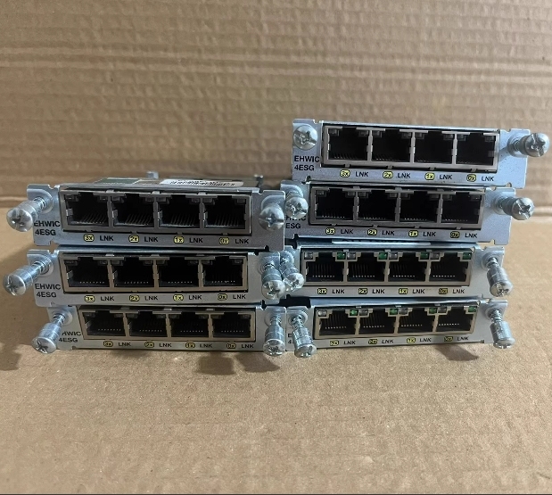 EHWIC-4ESG 4 Ports Ethernet Switch Module Interface Card Networking Device Stock Available