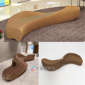 Service Bench Arc Chair Design <strong>Garden</strong> <strong>Aline</strong> Modern Allotypic Public Bench OEM - Product Image 6