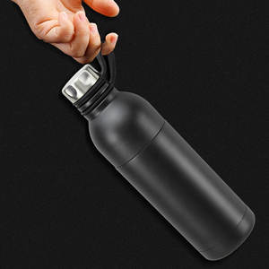 Bouteille d'eau à Double paroi en acier inoxydable, 500ml, contenant sous vide, non réutilisable, nouveau design, livraison gratuite - Product Image 4