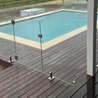 Clôture en verre sans cadre moderne Aleader avec embout réglable en acier inoxydable 2205 pour balustrades de terrasse