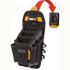 Échantillon gratuit : Sac à outils 15-4 pouces, boîte à outils portable vide à 16 poches, organisateur de rangement, organisation de boîte à outils - Product Image 1