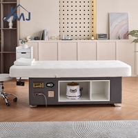 Table de massage pour salon de beauté, avec rangement, pour soins du visage, spa, esthétique, tatouage, lit électrique pour extensions de cils