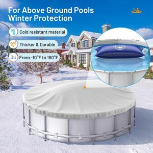 Oreiller de <span class=keywords><strong>piscine</strong></span> d'hiver en PVC extra durable de 0.4mm de 4x8 pieds, oreillers de <span class=keywords><strong>piscine</strong></span> à air pour piscines hors sol - Product Image 5