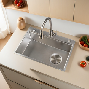 <span class=keywords><strong>Lavello</strong></span> da <span class=keywords><strong>Cucina</strong></span> Monoblocco in Acciaio Inox 304 con Motivo a Grani di Riso, Vendita Diretta dalla Fabbrica - Product Image 3