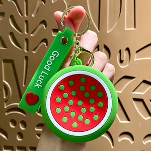 Porte-monnaie en silicone mignon en forme de sucette, porte-clés porte-bonheur, mini sac à fermeture éclair pour écouteurs pour enfants, <span class=keywords><strong>portefeuille</strong></span> décontracté quotidien - Product Image 5