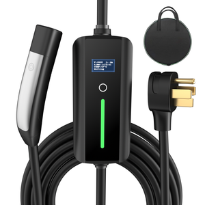Tesla Nivel 2 EV cargador portátil EVSE cargador de coche eléctrico 16/32/40 AMP 9.6kw 110V-240V con cable <span class=keywords><strong>NAMA</strong></span> - Product Image 1