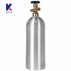 2,5 lb 5lb 10lb 15lb 20lb Aluminium-CO2-Zylinder CO2-Tank Lebensmittel qualität für flüssiges Kohlendioxid DOT Hochdruck lufttank 1800psi