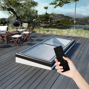 Meilleur puits de lumière d'accès commercial pour balcon résidentiel, toit à pente ouverte avec électrique, automatique, prix bon marché en vente - Product Image 1