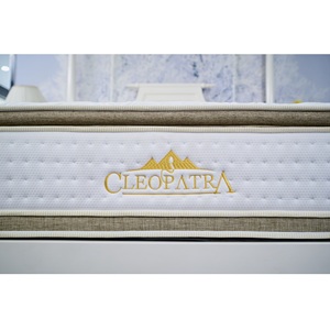 Colchón de muelles para el hogar, tipo Euro Top, con tejido de viscosa de Vietnam, acolchado Pillow Top, modelo Cleopatra, para dormitorio u hotel. - Product Image 5