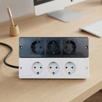 Multiprise encastrable 10A 13A 16A pour bureau, prise encastrée pour meuble
