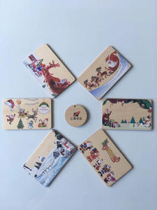 कस्टम UV मुद्रित बांस लकड़ी 13.56mhz nfc Rfid कुंजी कार्ड के लिए प्रवेश कुंजी कार्ड - Product Image 5