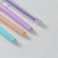 Stylos gel effaçables multicolores Kawaii personnalisés 0.7mm 1.0mm stylos à bille en plastique dessin animé conception gomme créative bureau école