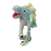 Chapeau de Noël personnalisé en peluche LED avec oreilles de lapin lumineuses et mobiles, couvre-chef doux et lumineux en forme d'animal en peluche, accessoire confortable et chaud