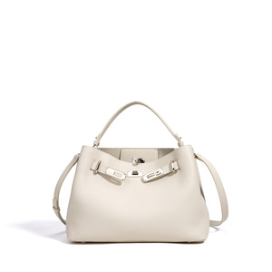 Nouveau Sac à Main Tendance en Cuir Véritable pour Femme, Modèle Printemps 2026, avec Fermeture Éclair et Deux Bretelles, Design Polyvalent et Élégant - Product Image 5