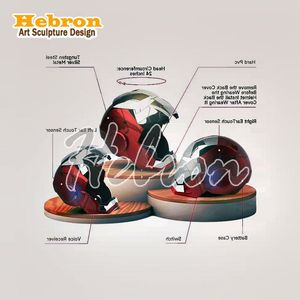 Cascos Personalizados con Impresión 3D, Comando de Voz Jarvis, Casco de Iron Man MK50, Apertura/Cierre Electrónico para Niños y Adultos - Product Image 5