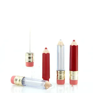 Hot Sale 5ml Private Label Lip Gloss Container DIY Mini Pencil Empty Lipstick Container Custom Logo Lipgloss Tubes With Brush