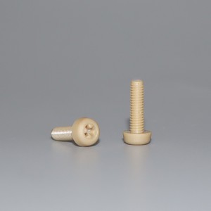 Fixations en matériau polymère PEEK résistant aux hautes températures et à la corrosion, vis PEEK, boulons PEEK - Product Image 2