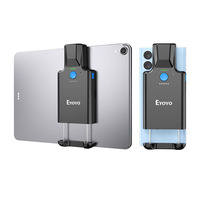 Eyoyo-Lecteur de Code QR sans fil Bluetooth pour téléphone portable, lecteur de code à barres, avec clip arrière 2D, compatible iPad, tablette, iPhone, Android, 3000mAh