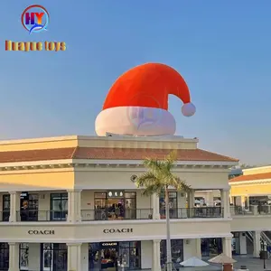 새로운 디자인 중국 공장 가격 큰 풍선 크리스마스 모자 모델 장식