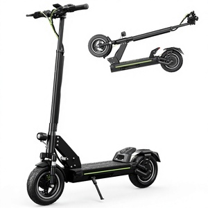 Patinete Eléctrico Plegable para Adultos con Neumáticos Amortiguadores de 10 Pulgadas, Autonomía de 25-35 km, Velocidad de 18 km/h, 10 Pulgadas - Product Image 1