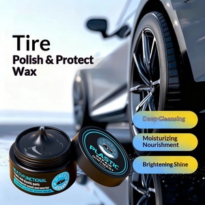 Wholesale High Shine <strong>Tire</strong> Polish Wax 50G Long Lasting Black <strong>Tire</strong> Shine Paste Car <strong>Tire</strong> <strong>Dressing</strong> - Product Image 2