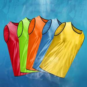 Maglia da calcio senza maniche maglia da calcio maglia da calcio maglie sportive adulti traspirante per uomini donne basket raggruppamento personalizzato - Product Image 2