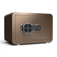 Caja de seguridad de huellas dactilares, llave de efectivo, cerradura electrónica pequeña, dinero seguro, Banco de Hotel en casa, caja de seguridad Digital portátil biométrica